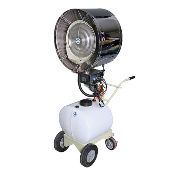 全球夏季热销款大面积喷雾加湿降温除尘制冷雾化不锈钢风机